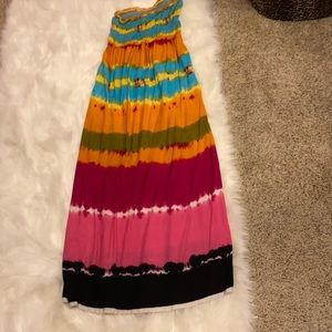 Rainbow summer dress